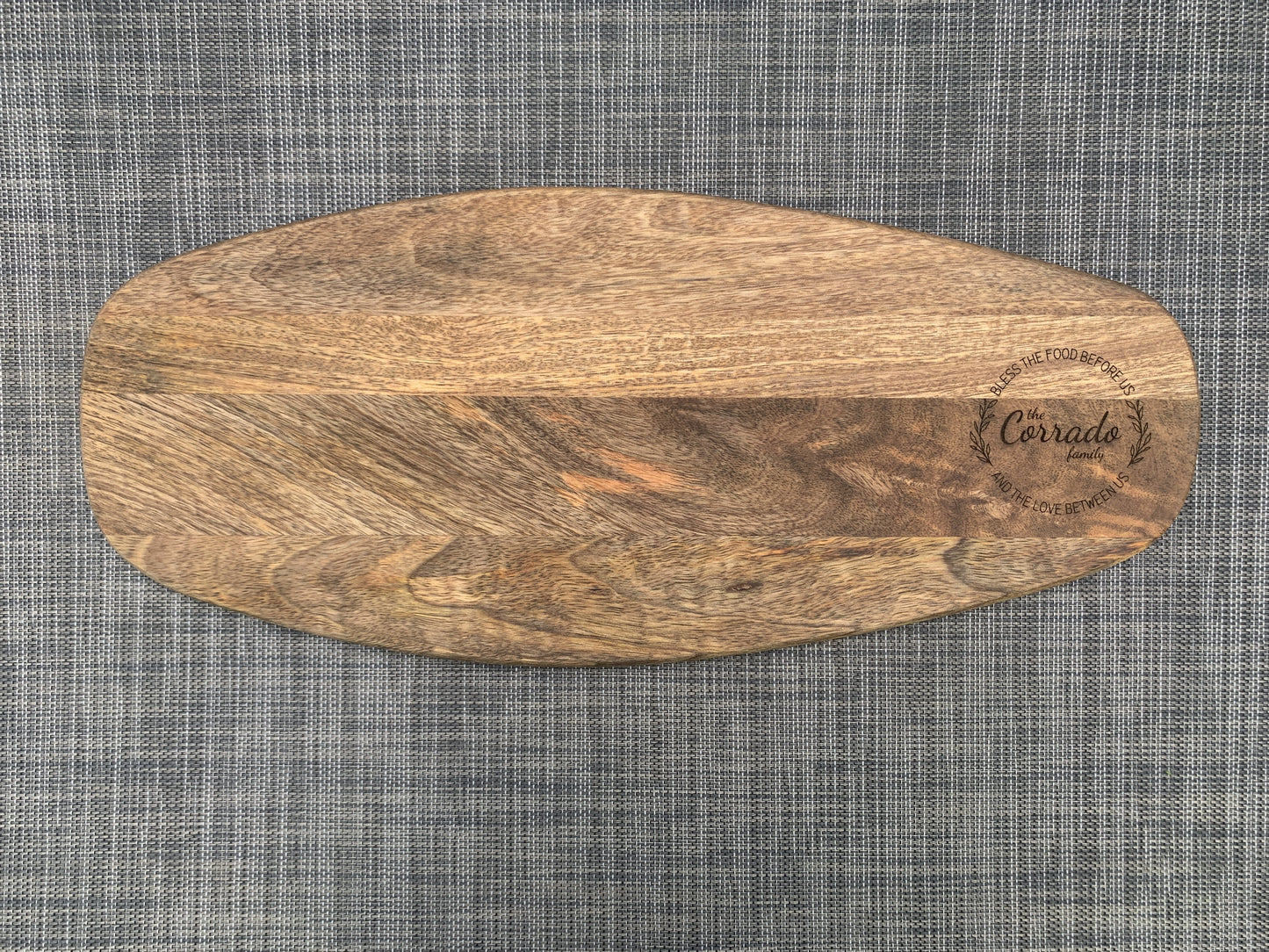 Large Custom Engraved Mango Cutting Boards