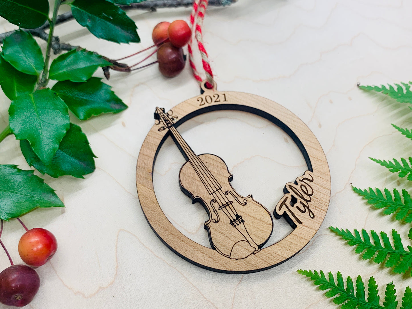 Violin Ornament - Personalized