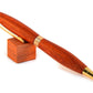Padauk Pen With 24kt Gold Fittings - Handcrafted Wood Ink Pen By Whiddenswoodshop - Wood Ballpoint Pen - Whidden's Woodshop