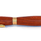 Padauk Pen With 24kt Gold Fittings - Handcrafted Wood Ink Pen By Whiddenswoodshop - Wood Ballpoint Pen - Whidden's Woodshop
