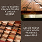 Eastern Red Cedar Wood Inlay | Wood Bow Tie Accents | Board Stitcher | Wood Bow Tie | Cedar Inlay | Set of 2 or 4 - Whidden's Woodshop