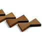 3/4 inch Black Walnut Inlay - Wood Bow Tie Accents - Whidden's Woodshop