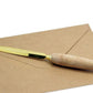 Birdseye Maple and Gold Letter Opener - Whidden's Woodshop