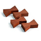 Padauk Wood Inlay | Wood Bow Tie Accents | Board Stitcher | Wood Bow Tie | Padauk Inlay | Set of 2 or 4 - Whidden's Woodshop