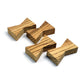Zebrawood Inlay | Wood Bow Tie Accents | Board Stitcher | Wood Bow Tie | Wood Inlay | Set of 2 or 4 - Whidden's Woodshop