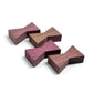 Purpleheart Wood Inlay | Wood Bow Tie Accents | Board Stitcher | Wood Bow Tie | Purpleheart Inlay | Set of 2 or 4 - Whidden's Woodshop