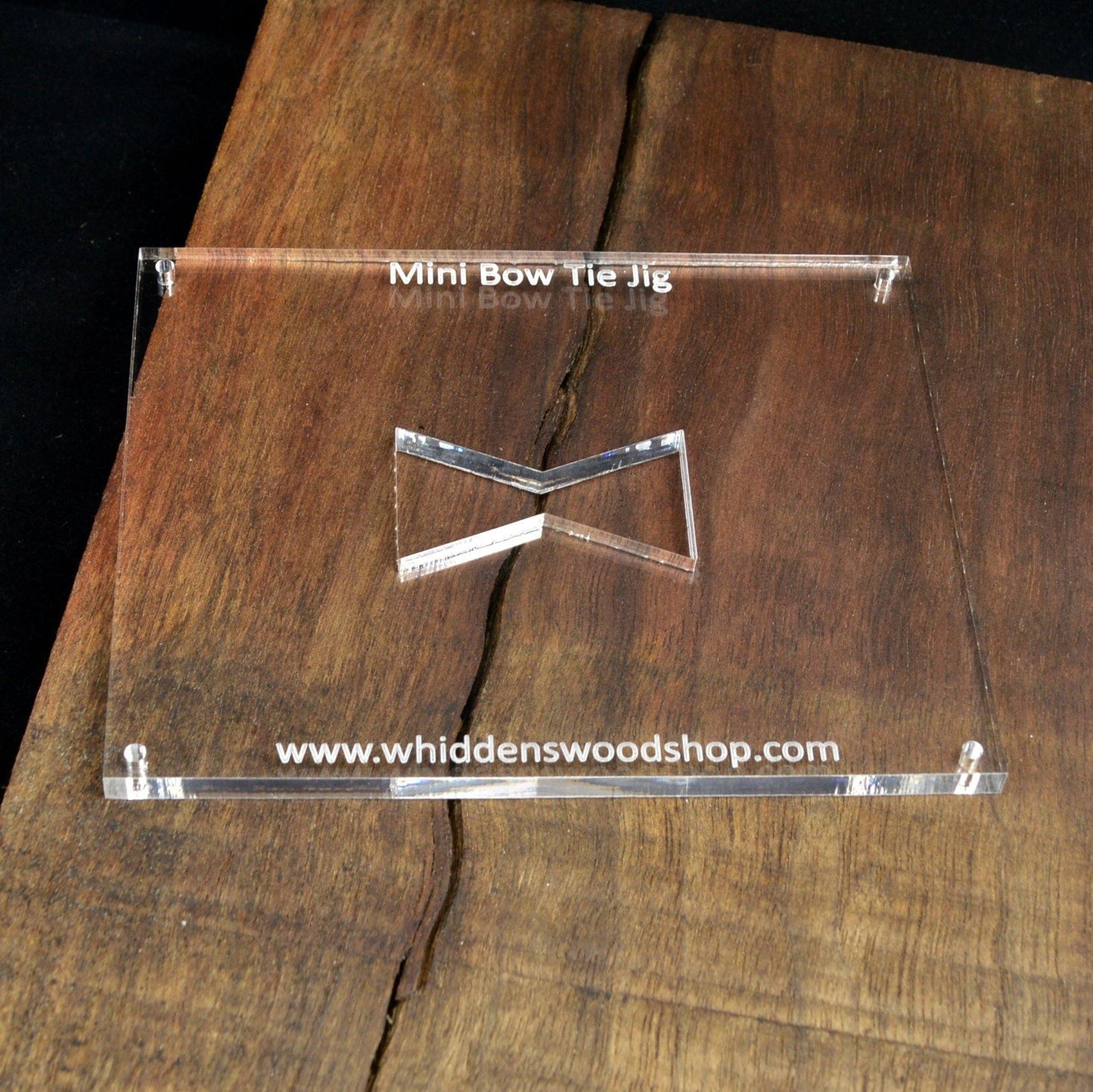 1/4 inch Black Walnut Inlay - Mini Wood Bow Tie Accents - Whidden's Woodshop