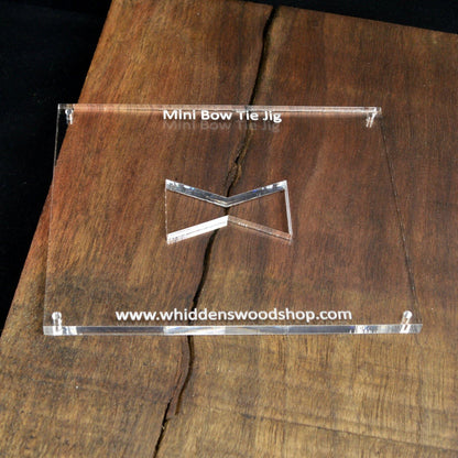 Blue Pine Inlay - Mini Wood Bow Tie Accents - Whidden's Woodshop