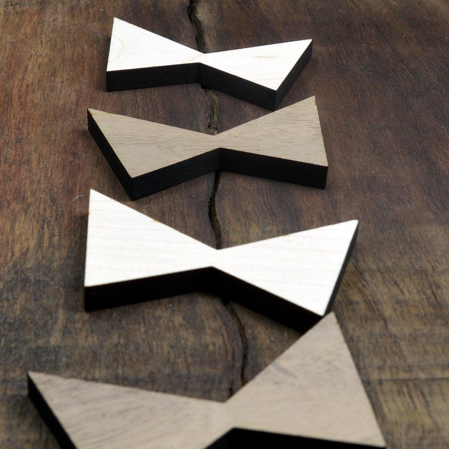 Maple Inlay | Wood Butterfly | Board Stitcher | Maple Butterfly | Maple Wood Accent | Sets of 2, 4, or 8 | Template Available - Whidden's Woodshop