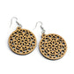 Mandala Wood Earrings, Wooden Earrings, Wood Jewelry, Handmade Wood Jewelry, Dangle Earrings - Whidden's Woodshop