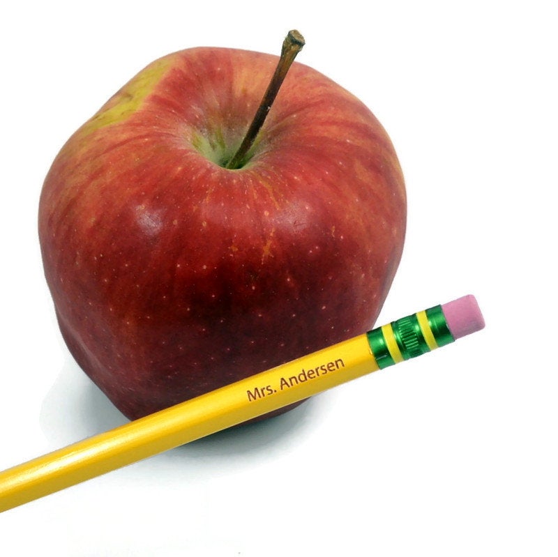 Personalized Engraved #2 Pencils, Ticonderoga Pencils, Teacher Gift –  Crafty787 LLC