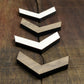 1/4 inch Black Walnut Inlay - Wood Chevron Accents - Whidden's Woodshop
