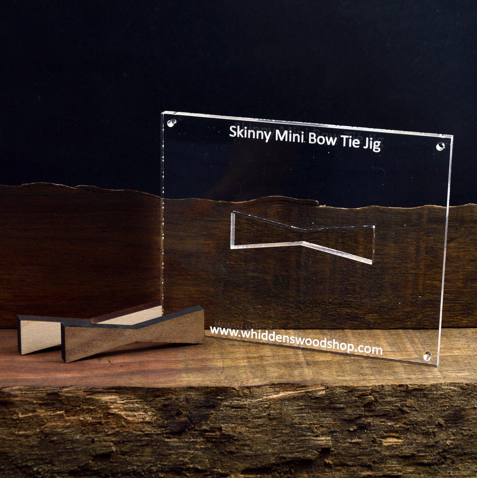 Maple Inlay | Skinny Mini Wood Bow Ties | Board Stitcher | Thin Wood Bow Tie | Maple Wood Accent | Sets of 2, 4, or 8 | Template Available - Whidden's Woodshop