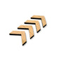 1/4 inch Black Walnut Inlay - Wood Chevron Accents - Whidden's Woodshop
