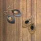 Teardrop Wood Earrings, Wooden Earrings, Wood Jewelry, Handmade Wood Jewelry, Dangle Earrings - Whidden's Woodshop