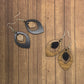 Teardrop Wood Earrings, Wooden Earrings, Wood Jewelry, Handmade Wood Jewelry, Dangle Earrings - Whidden's Woodshop