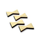 Blue Pine Inlay - Mini Wood Bow Tie Accents - Whidden's Woodshop