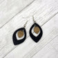 Teardrop Wood Earrings, Wooden Earrings, Wood Jewelry, Handmade Wood Jewelry, Dangle Earrings - Whidden's Woodshop