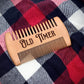 Engraved Sandalwood Beard Comb - Whidden's Woodshop