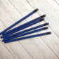 Personalized Engraved Neon Blue #2 Pencils