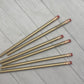 Personalized Engraved Gold #2 Pencils