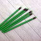Personalized Engraved Neon Green #2 Pencils
