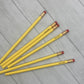 Personalized Engraved Yellow #2 Pencils