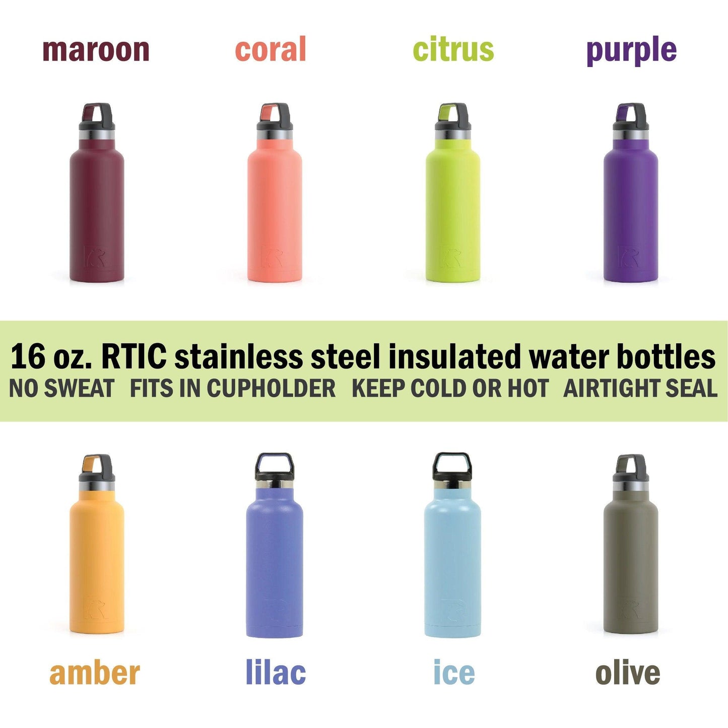 Custom Water Bottles - 16 oz. Stainless Steel Bottle