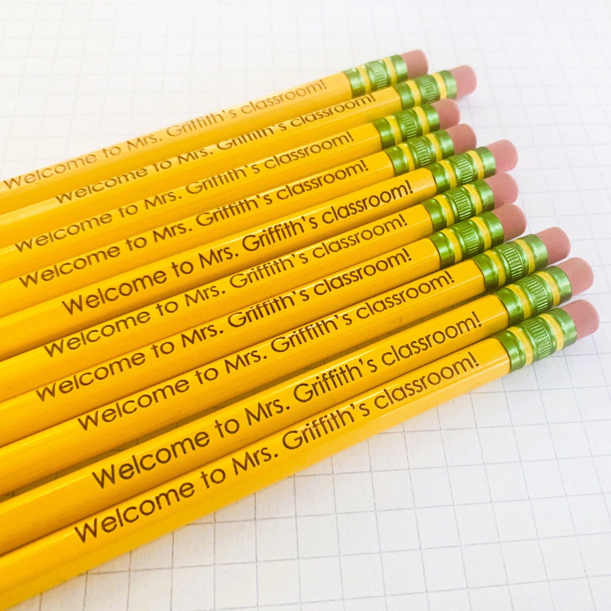 Welcome Back to School Pencils - 24/Pkg