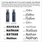 Personalized 16 oz RTIC Stainless Steel Water Bottles
